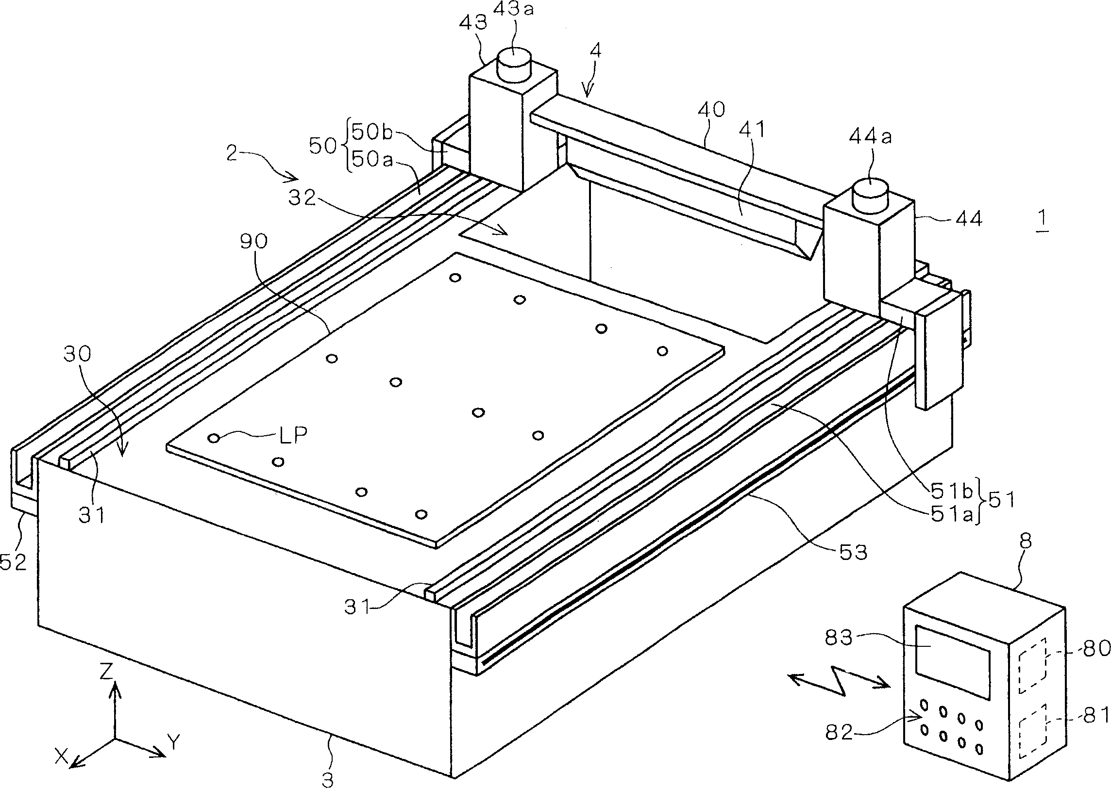 Nozzle cleaning device and substrate treating device