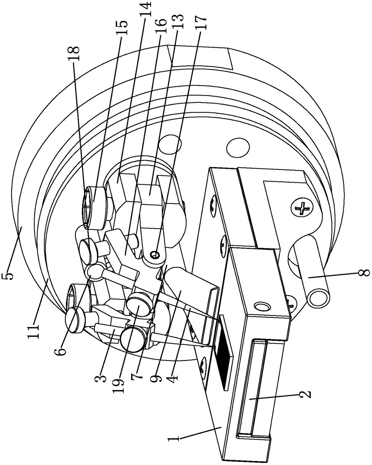 Air-sensitive characteristic response curve testing device with outer cover