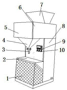 Safe anti-collision microbial fertilizer product packaging device