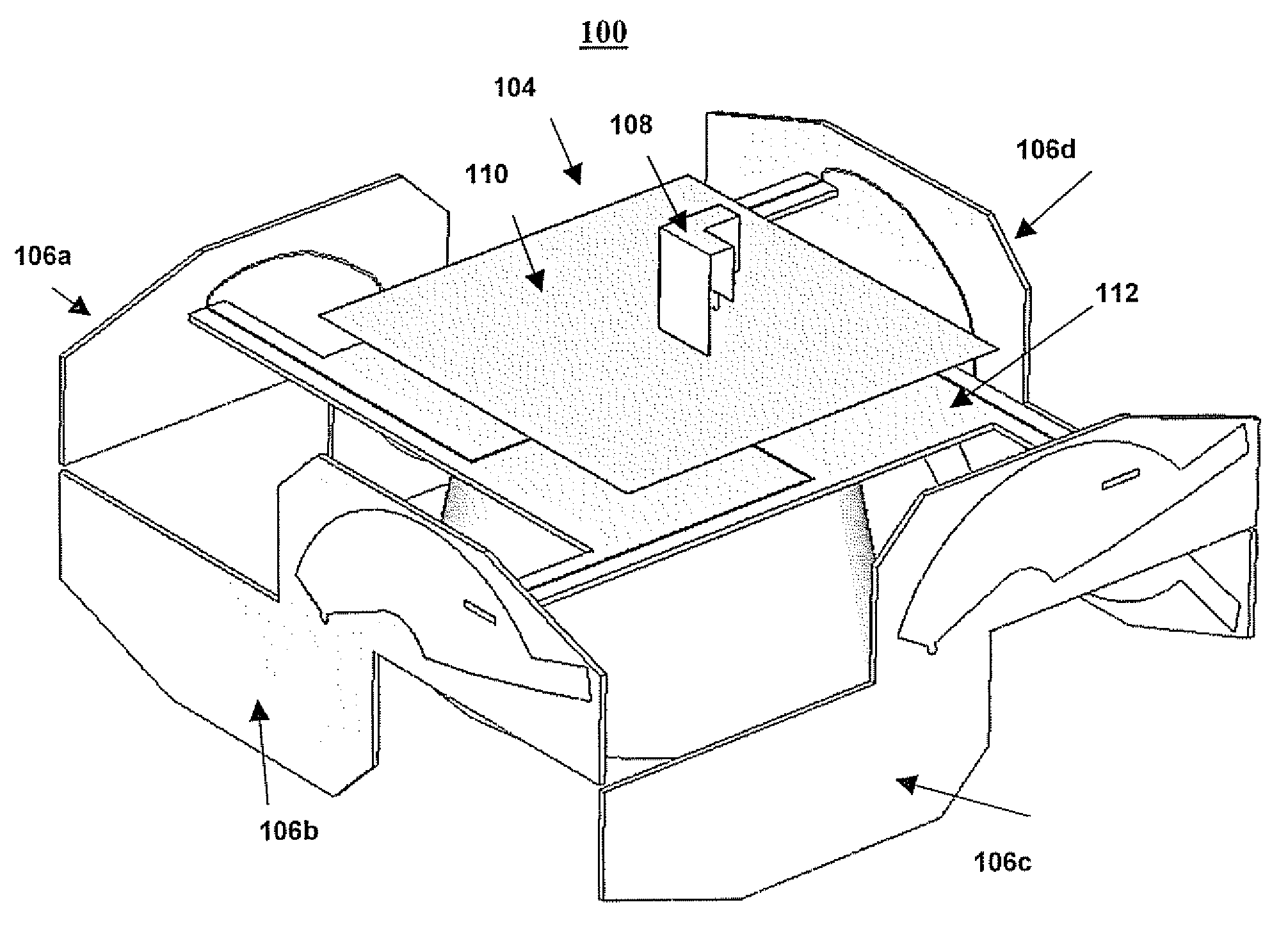 Multi band indoor antenna