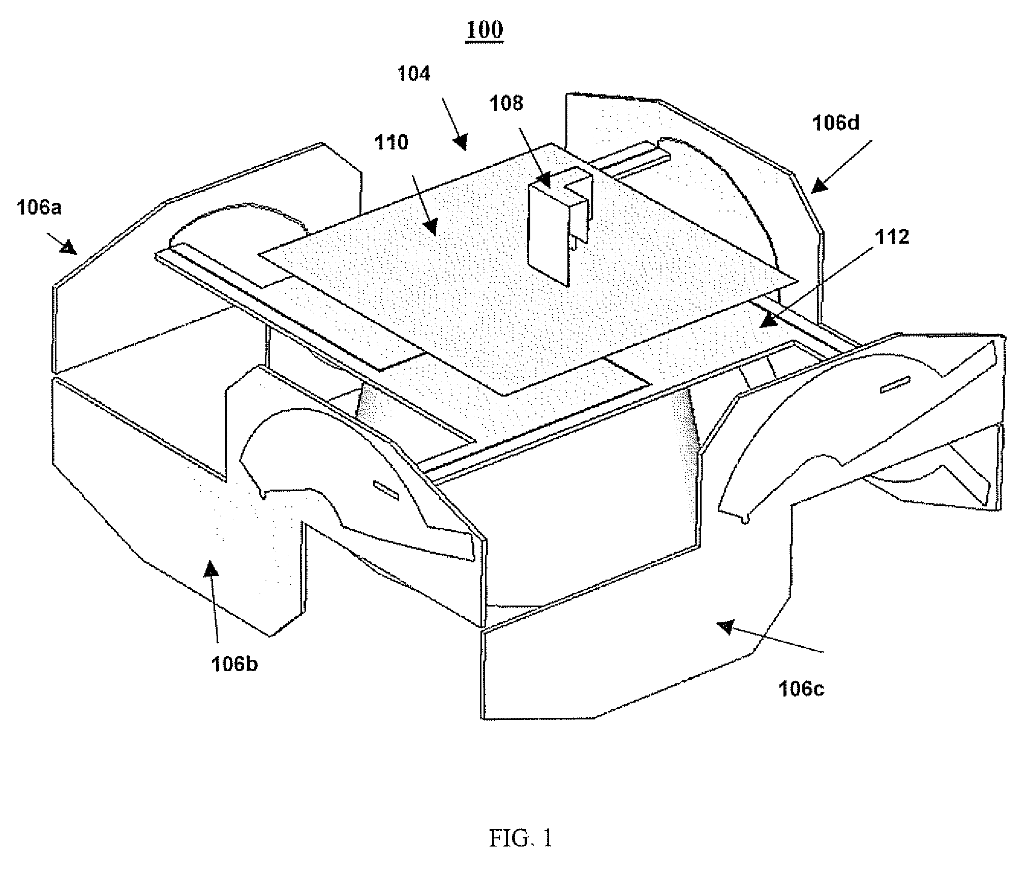 Multi band indoor antenna