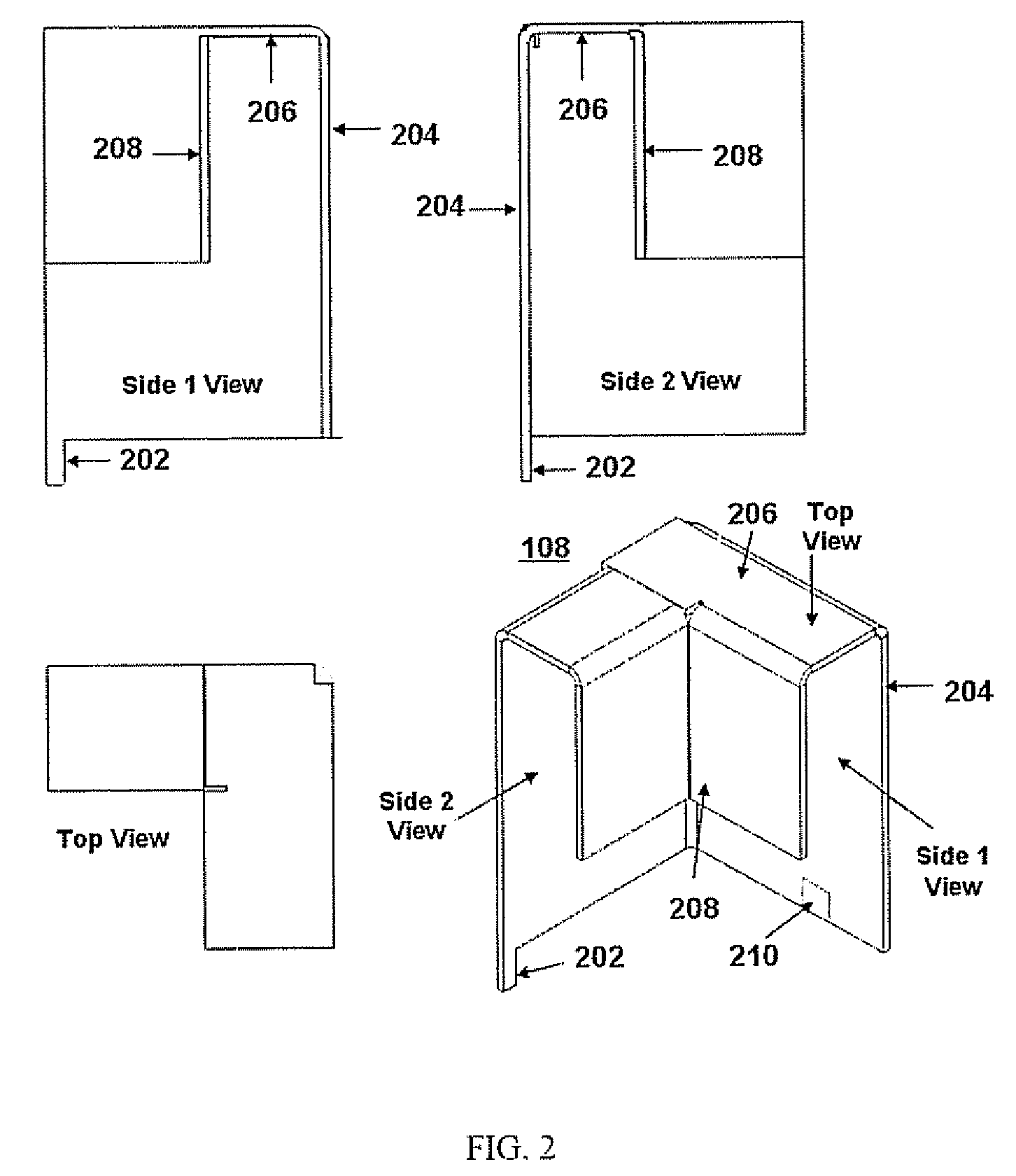 Multi band indoor antenna