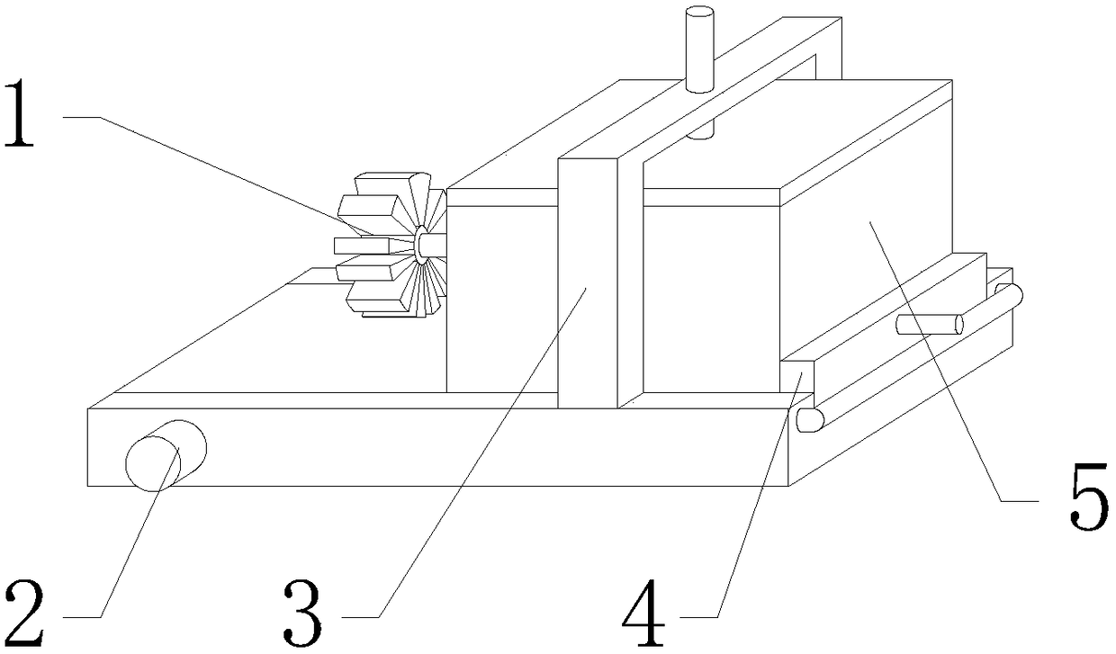 Hybrid excitation blade-wheel generator