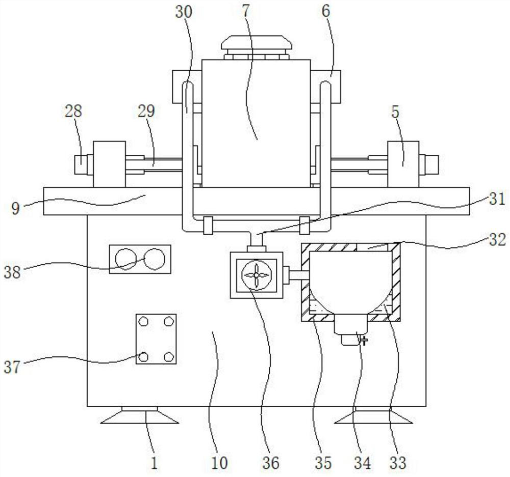 Recovery device for perforating machining based on bristle plate