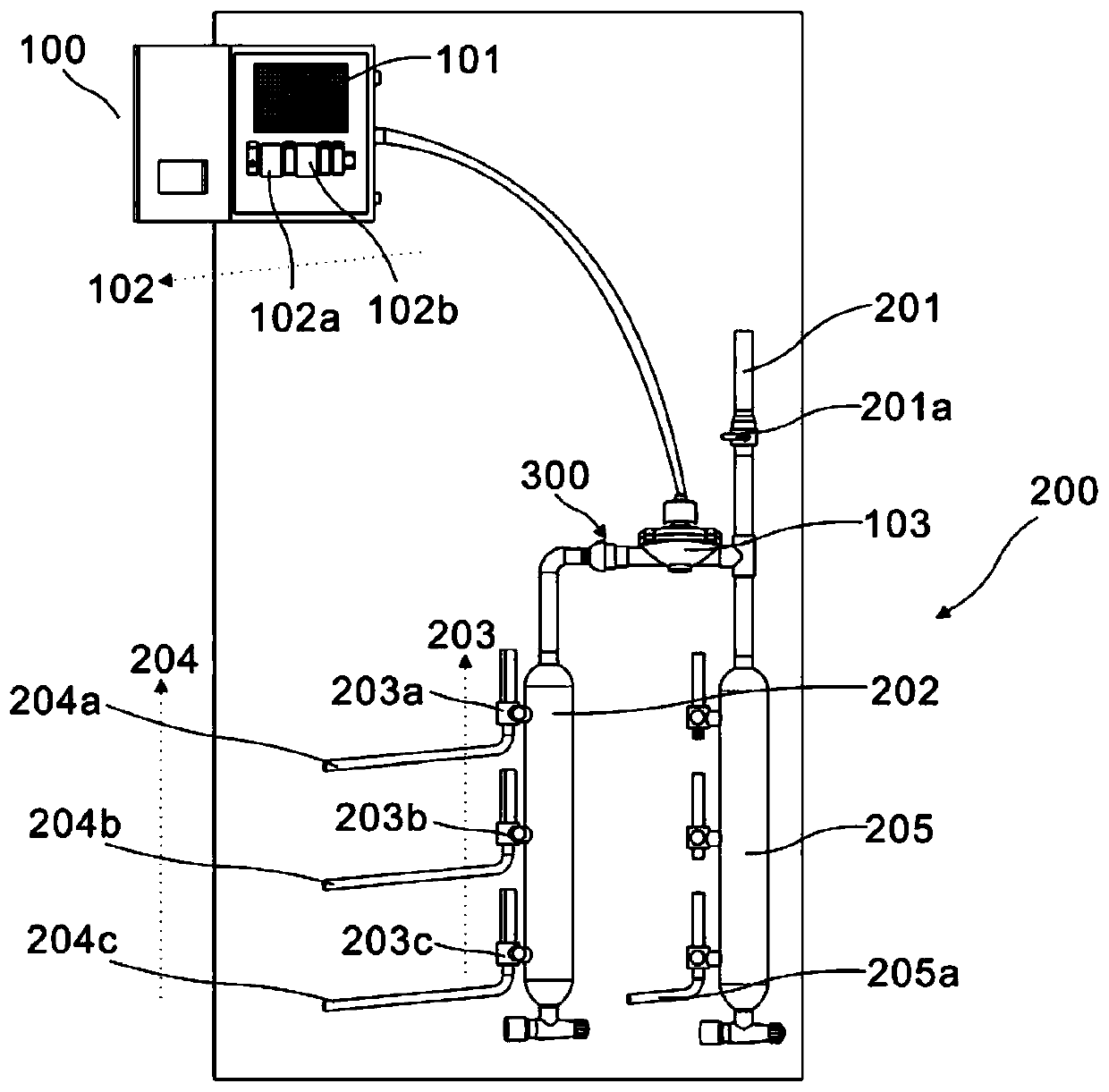 Argon arc welding gas shield throttling control device