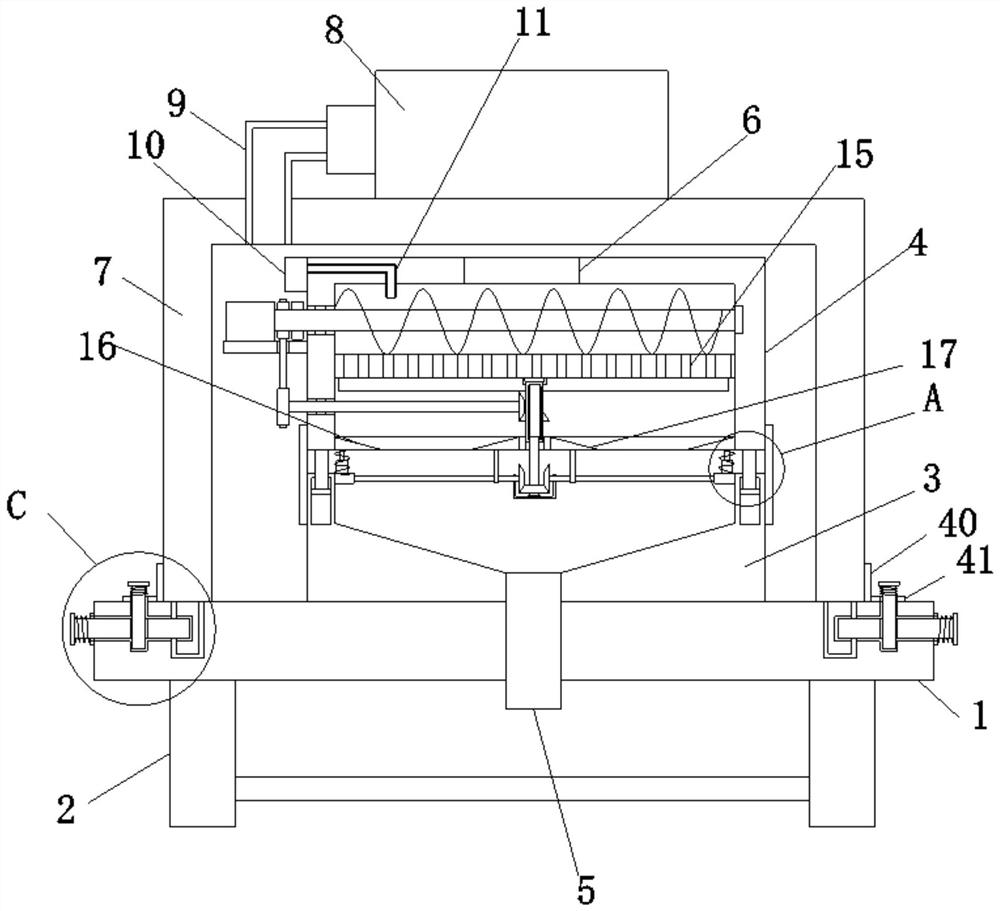 Hazardous waste pretreatment system based on nitrogen protection