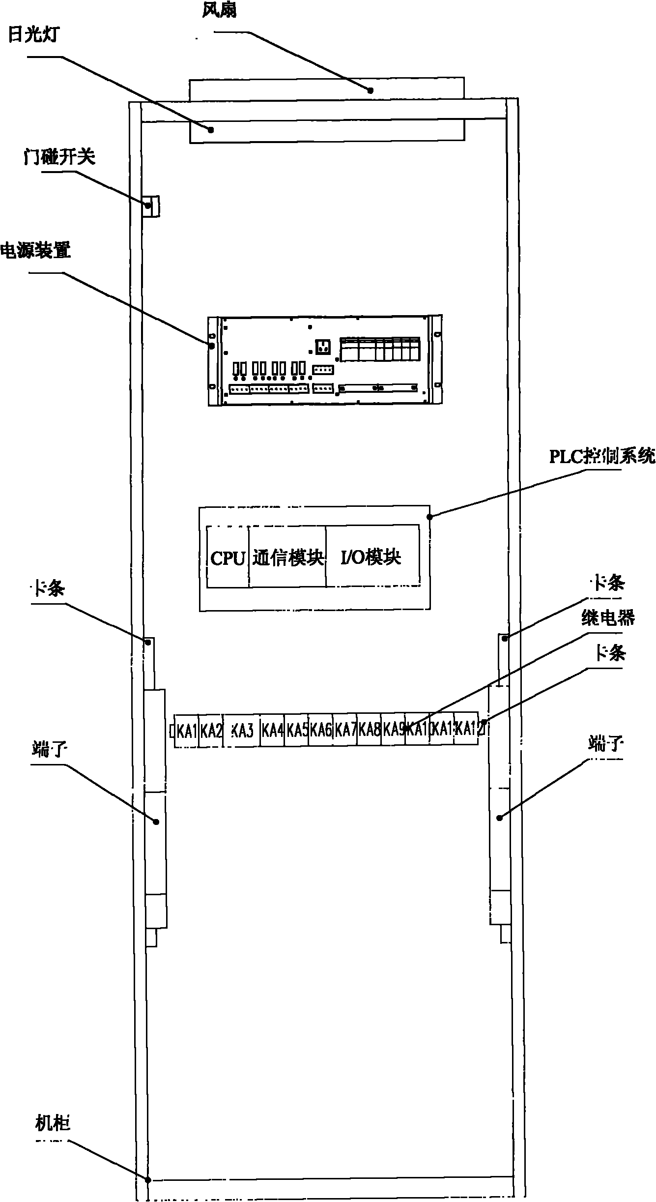Isolated power grid multi-unit parallel load distribution control system