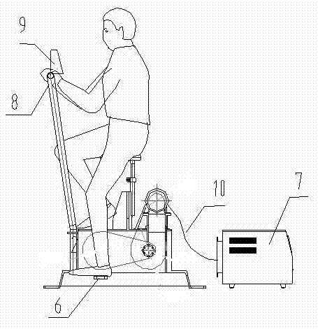 Pedal power-generating car