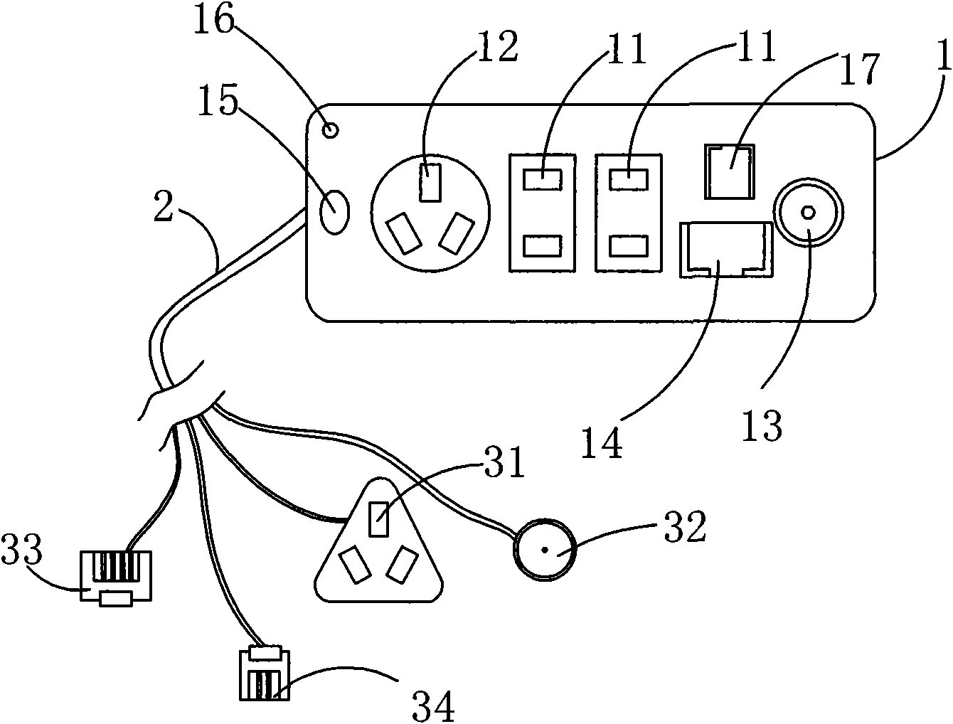 Multifunctional power board