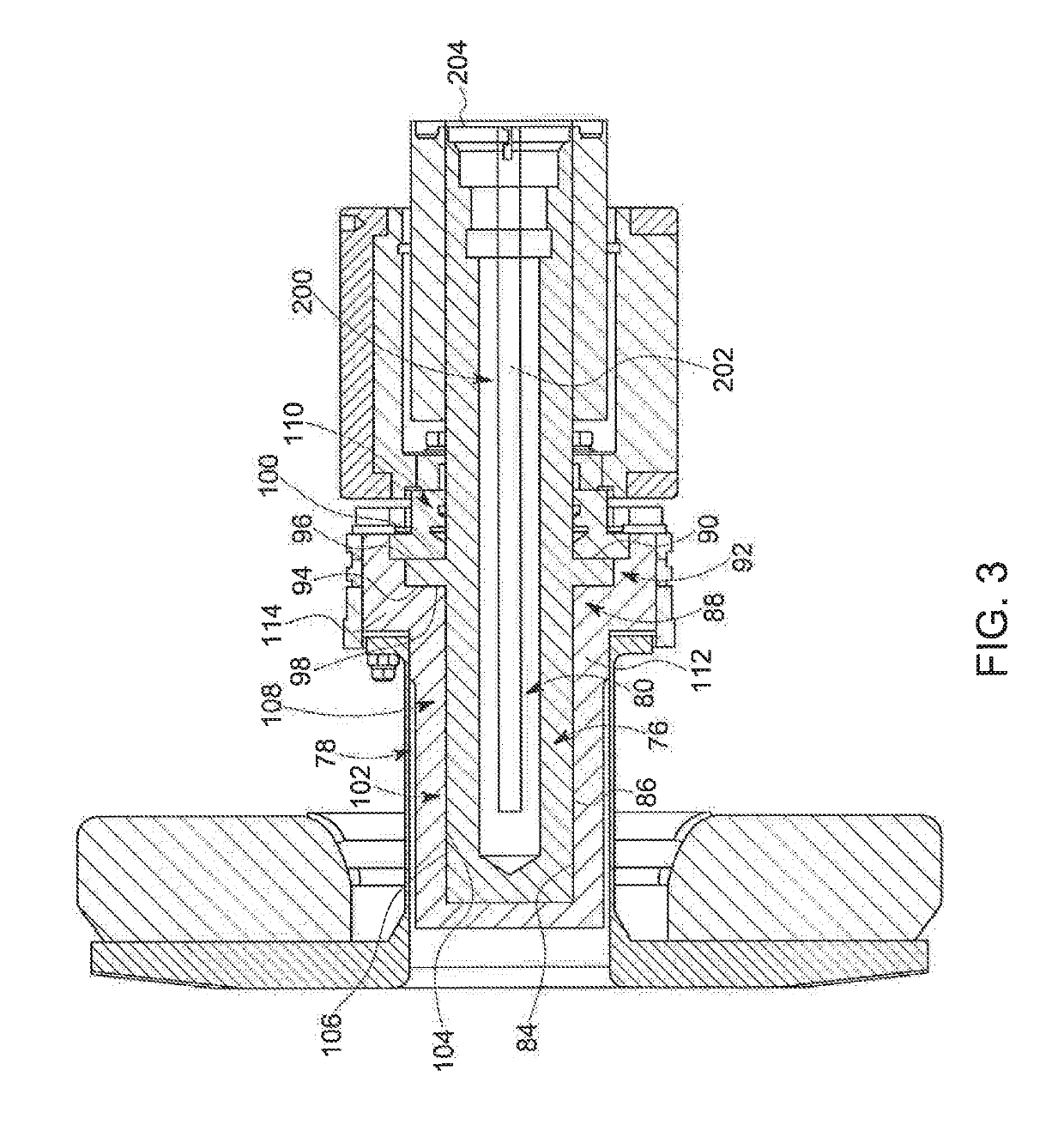 Thrust Flange For X-Ray Tube With Internal Cooling Channels