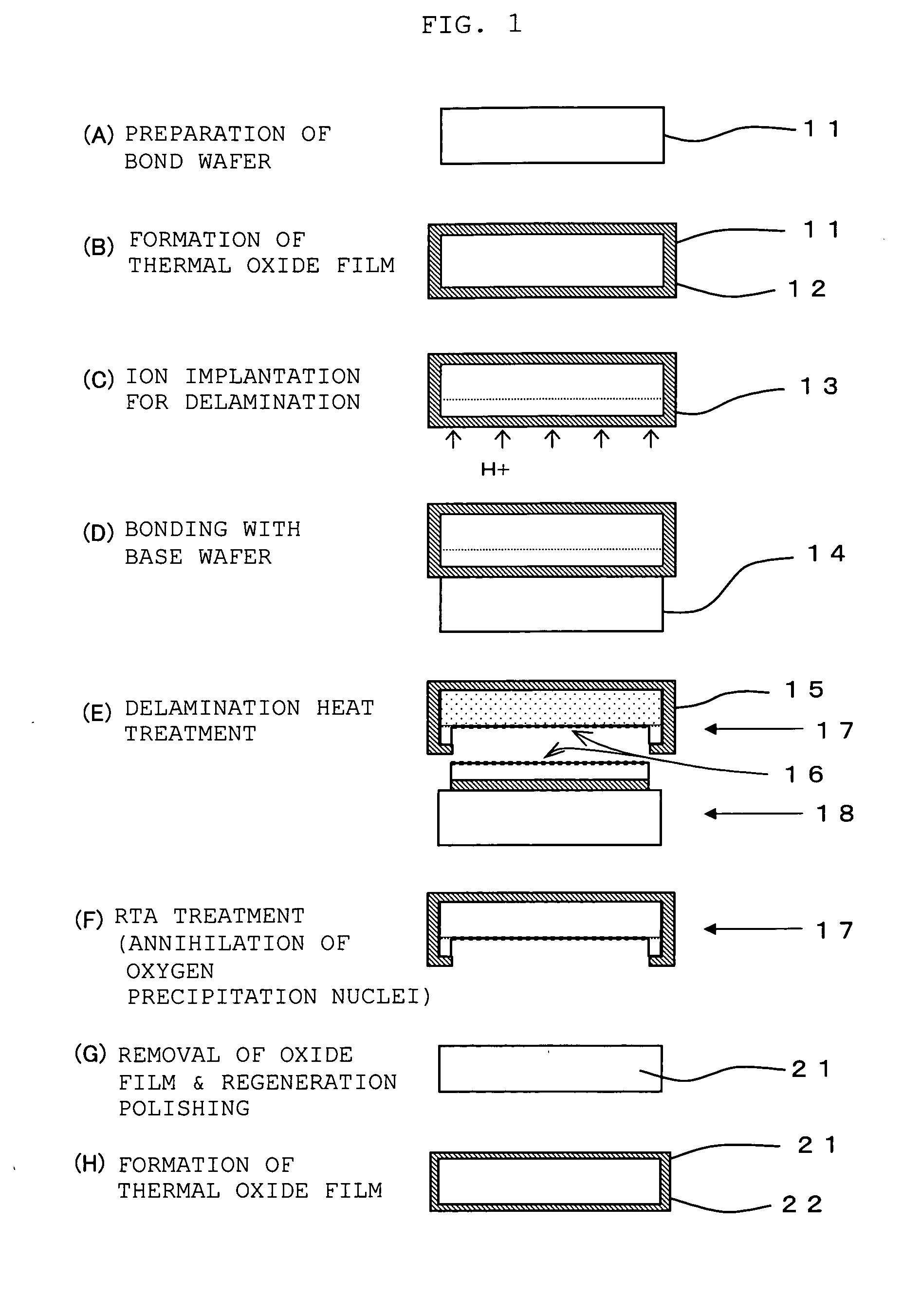 Method for reusing delaminated wafer