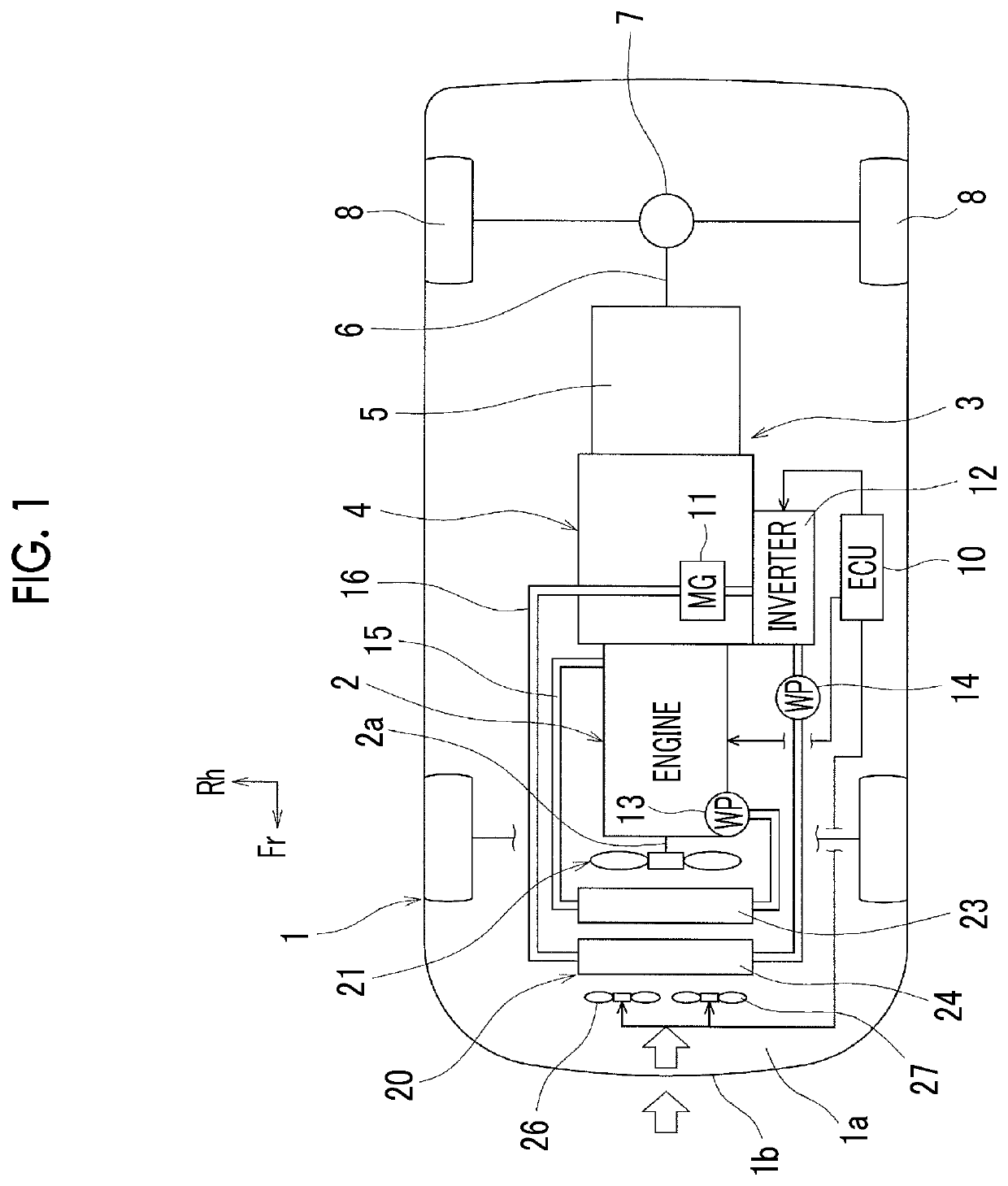 Cooling device for vehicle