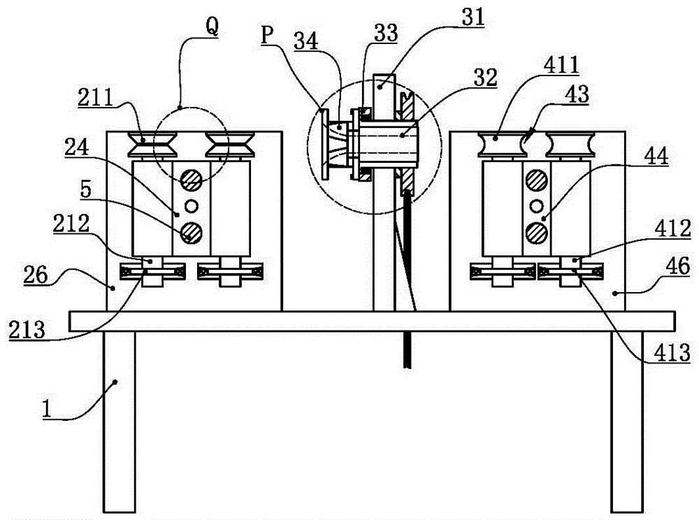 Round bar molding machine