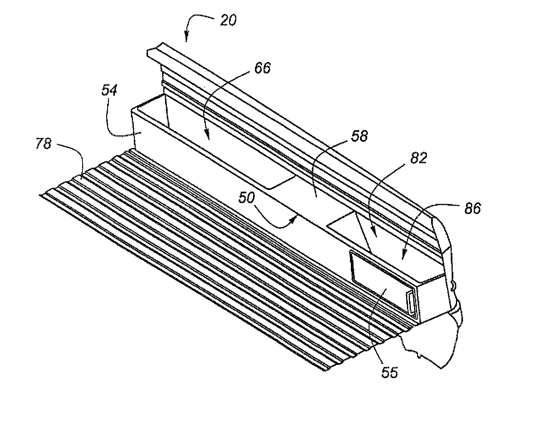 Bodyside with integral wheelhouse structure for automotive vehicle