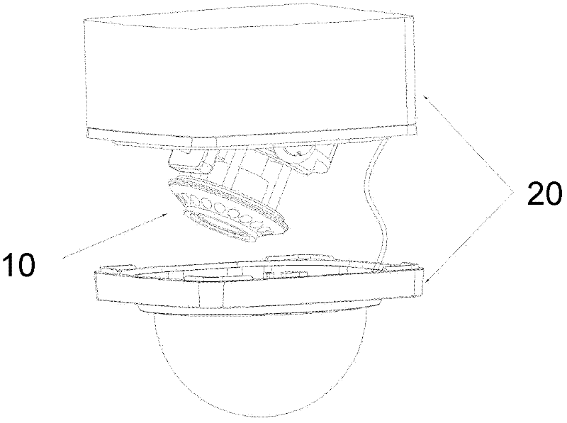 Fixed hemisphere camera