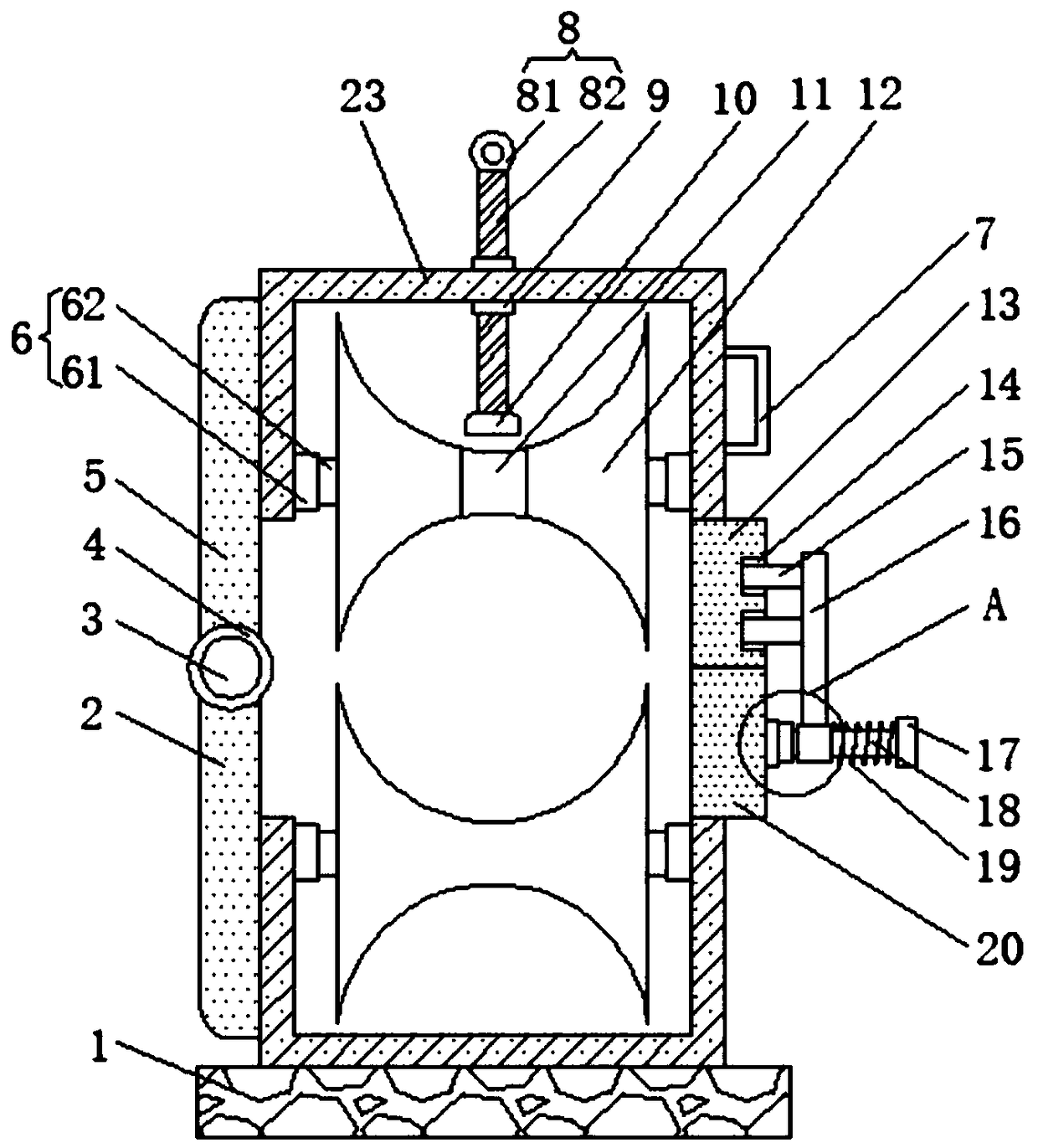 Clamp for PVC pipe cutting