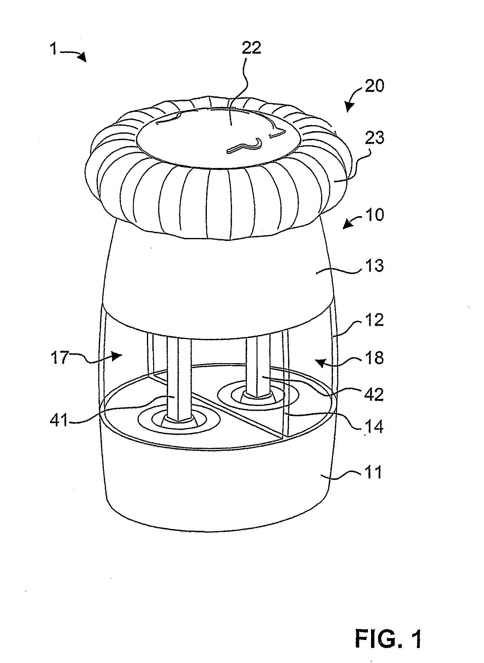 Combined Salt and Pepper Mill