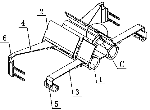 Postcerebral intervention therapy postoperative fixator