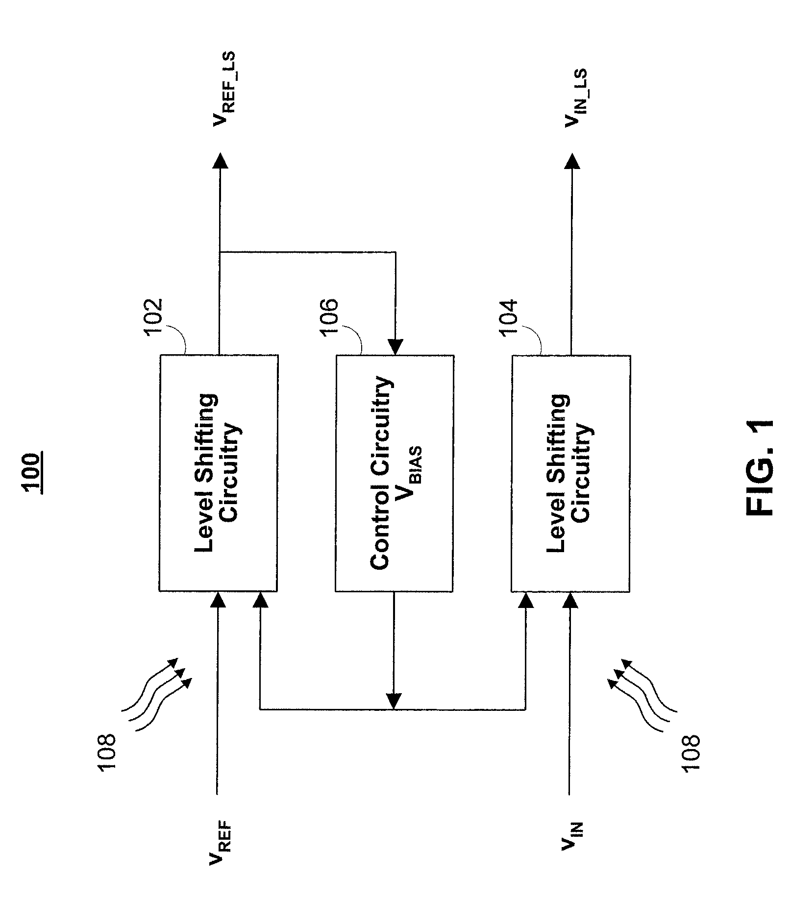 Method and apparatus for controlled voltage level shifting