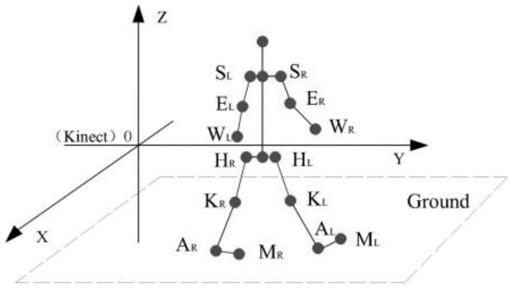 A Modeling Method and Application of a Whole Body Gait Motion Model Based on Vision and Touch Fusion