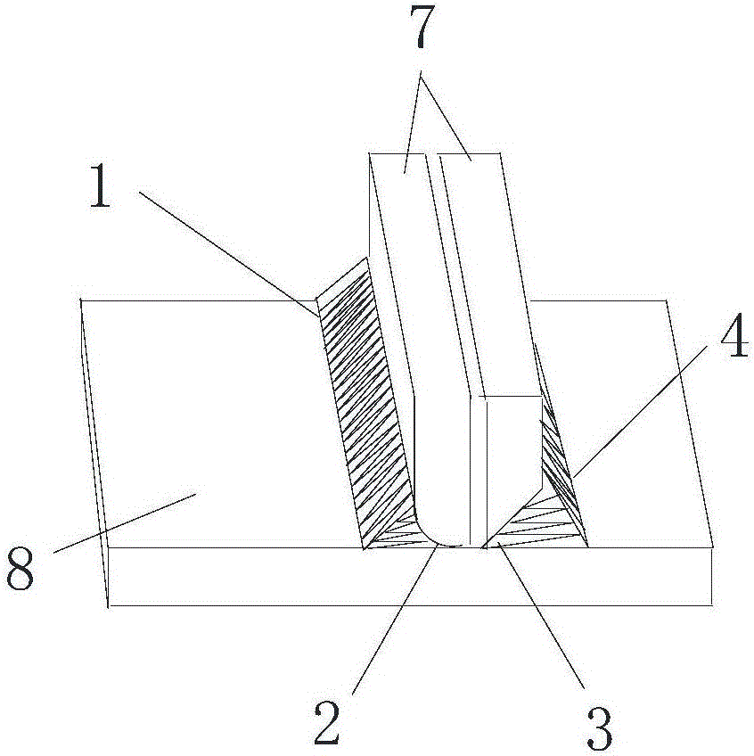 Fillet weld leg dimension and internal defect ultrasonic nondestructive measurement method