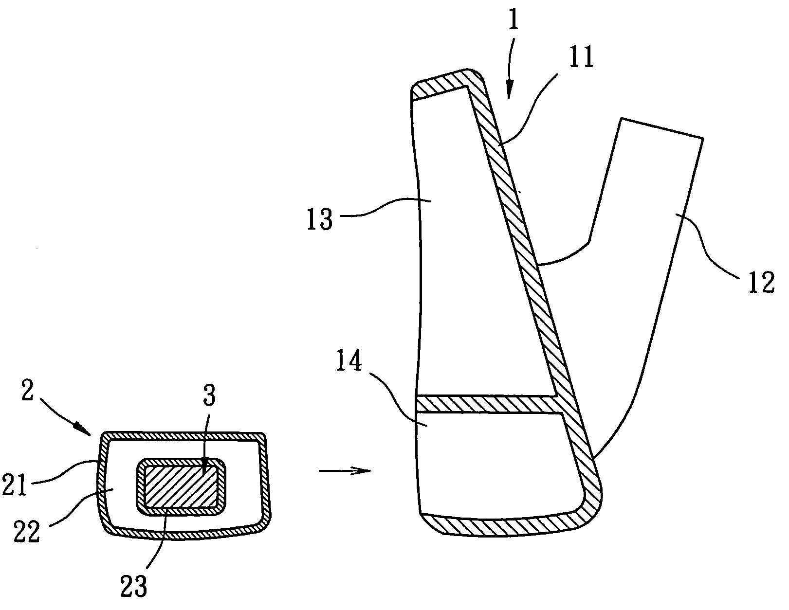 Vibration-absorbing weight system for golf club head