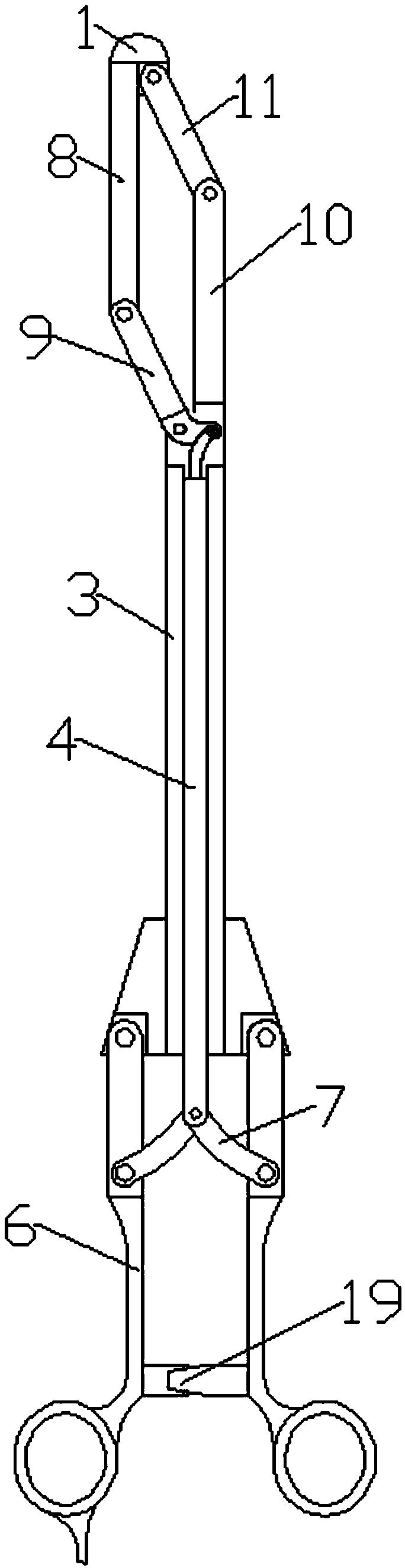 Cervical dilator with unilateral distraction function