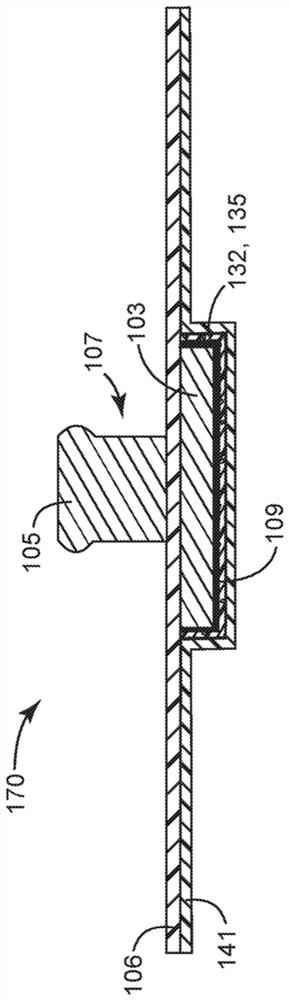 Integrated sensor for bioelectrode and method for production