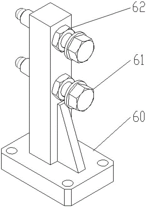 Clamp for processing gearbox body of forklift