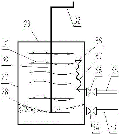 Processing system and method for courtyard ground rainwater collection in arid region