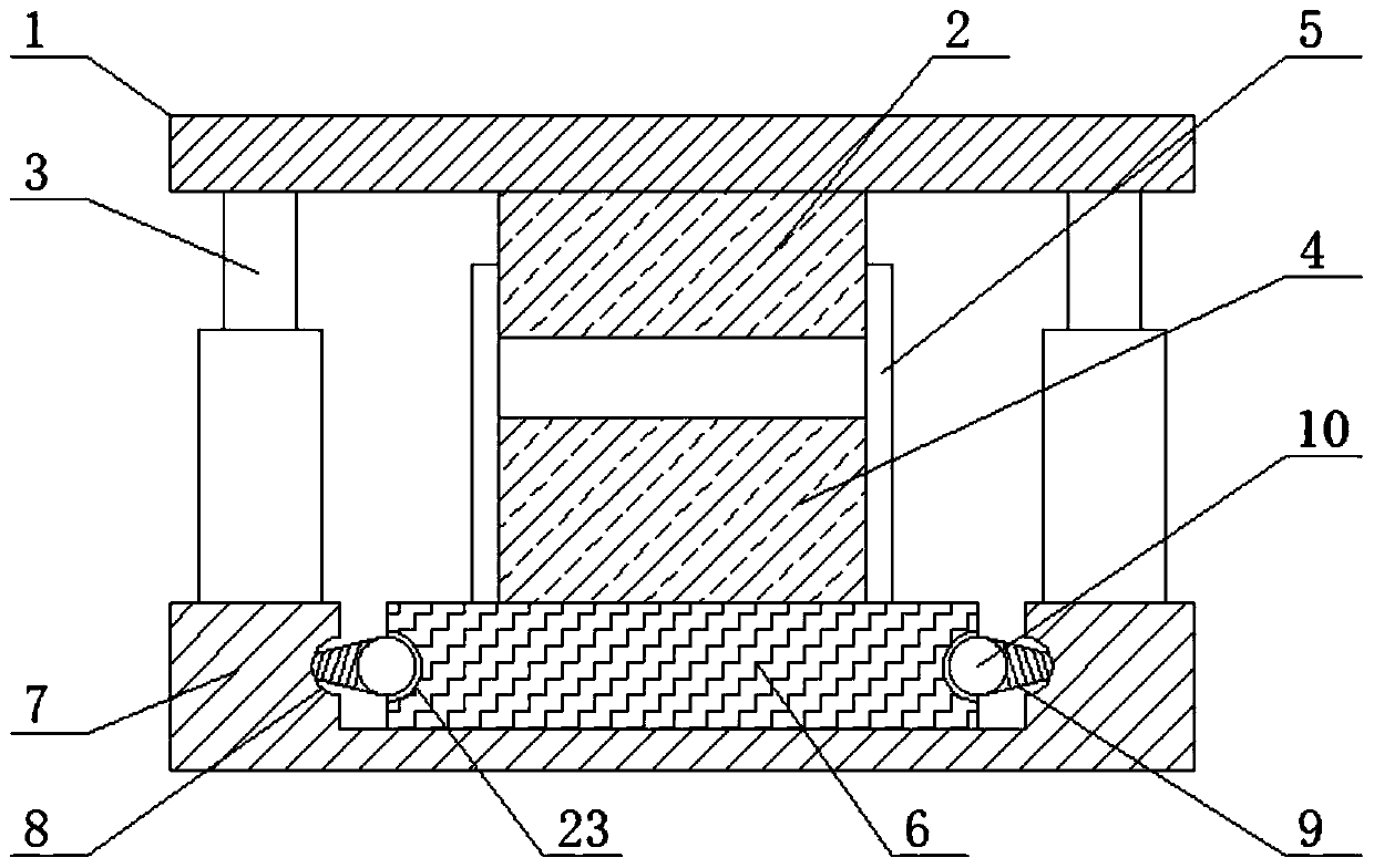 Die-casting die for auto spare parts