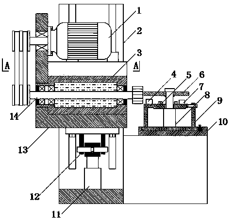 Milling machine for wrench opening