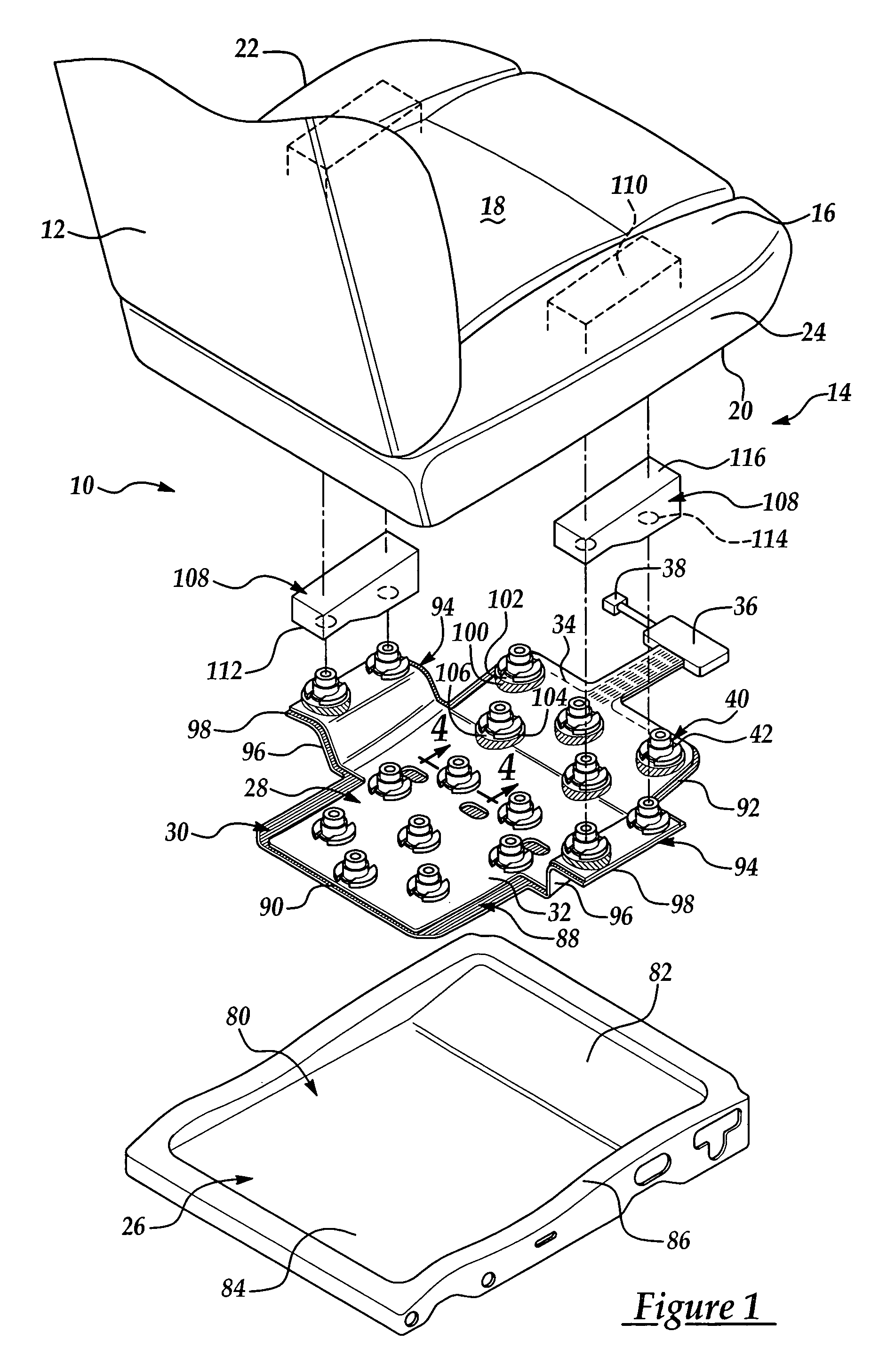 Vehicle seat assembly having a vehicle occupant sensing system and a seat cushion insert positioned therein