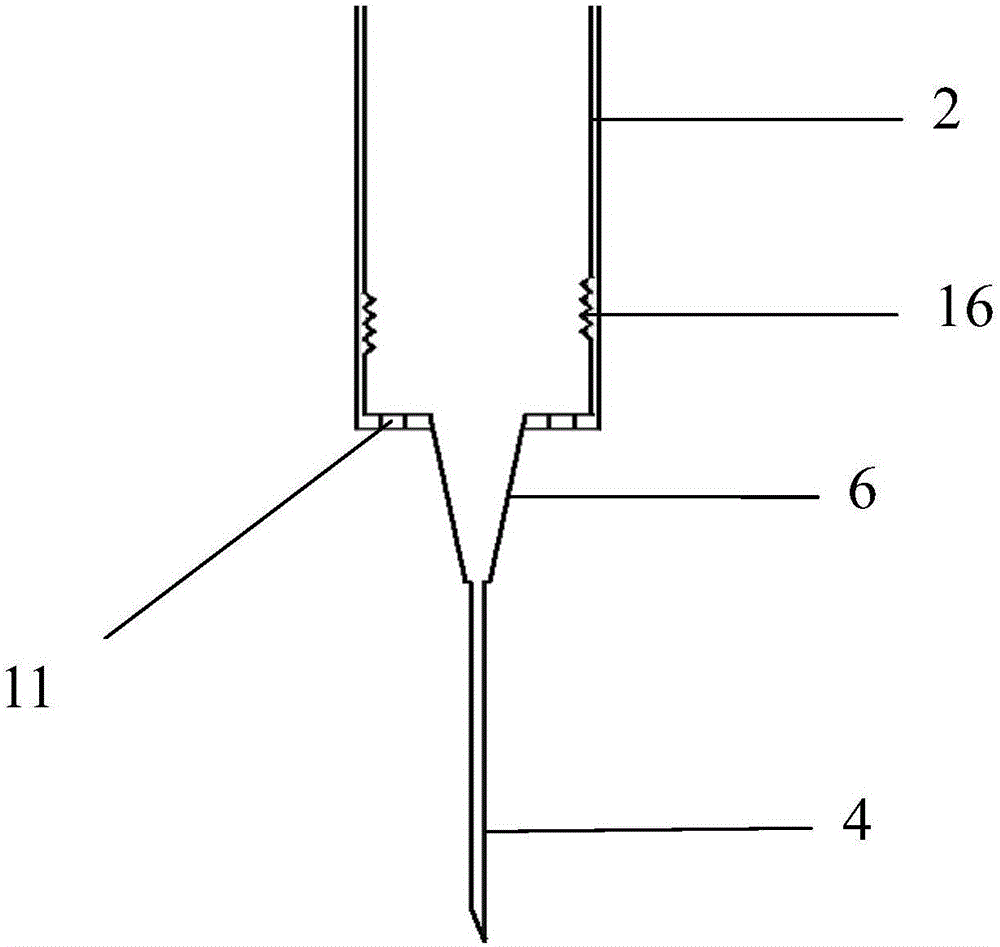 Retrobulbar drug injection device