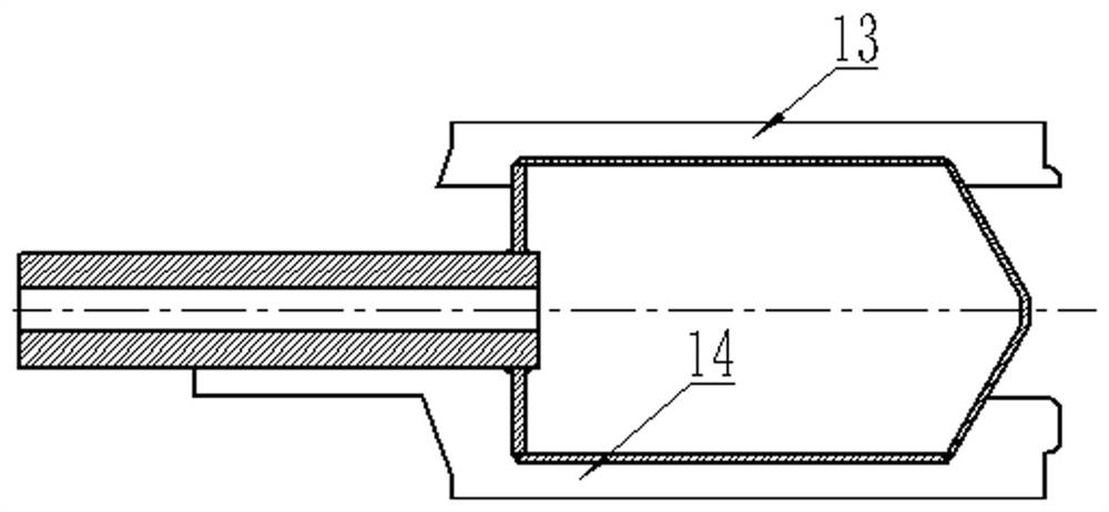 An air-cooled structure of an outer rotor permanent magnet motor