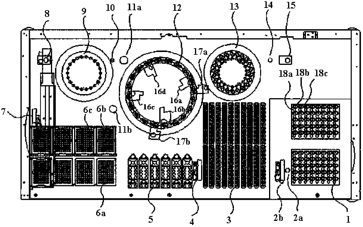 Nucleic acid extraction device and working method thereof