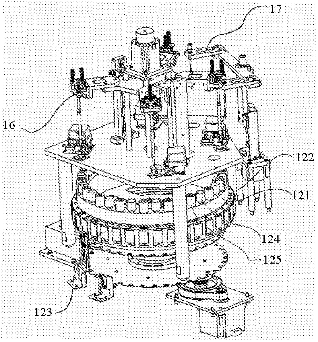 Nucleic acid extraction device and working method thereof