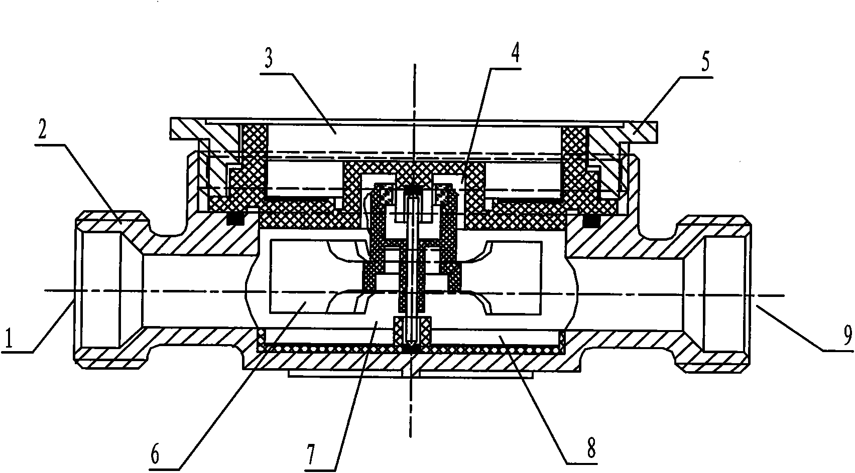 Dual-rotor mechanical flow sensor and operating method thereof