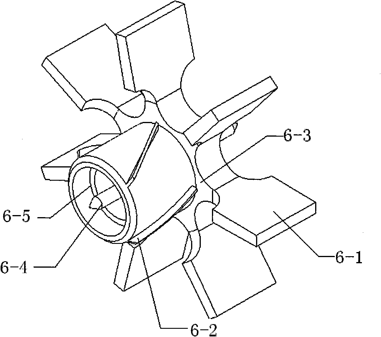 Dual-rotor mechanical flow sensor and operating method thereof