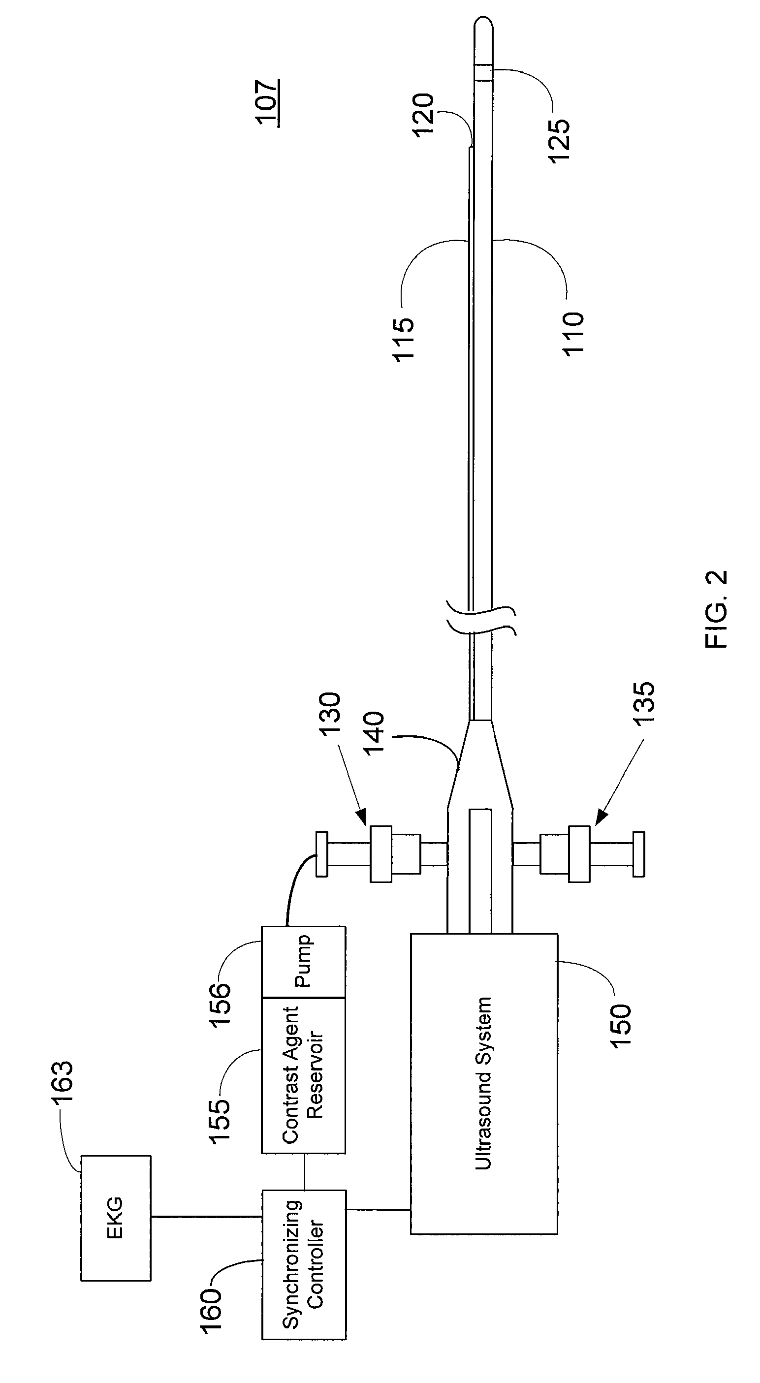 Imaging Catheter With Integrated Contrast Agent Injector