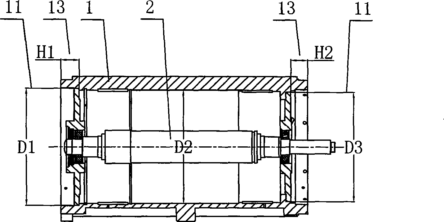 Electric motor for built-in recycling compressor