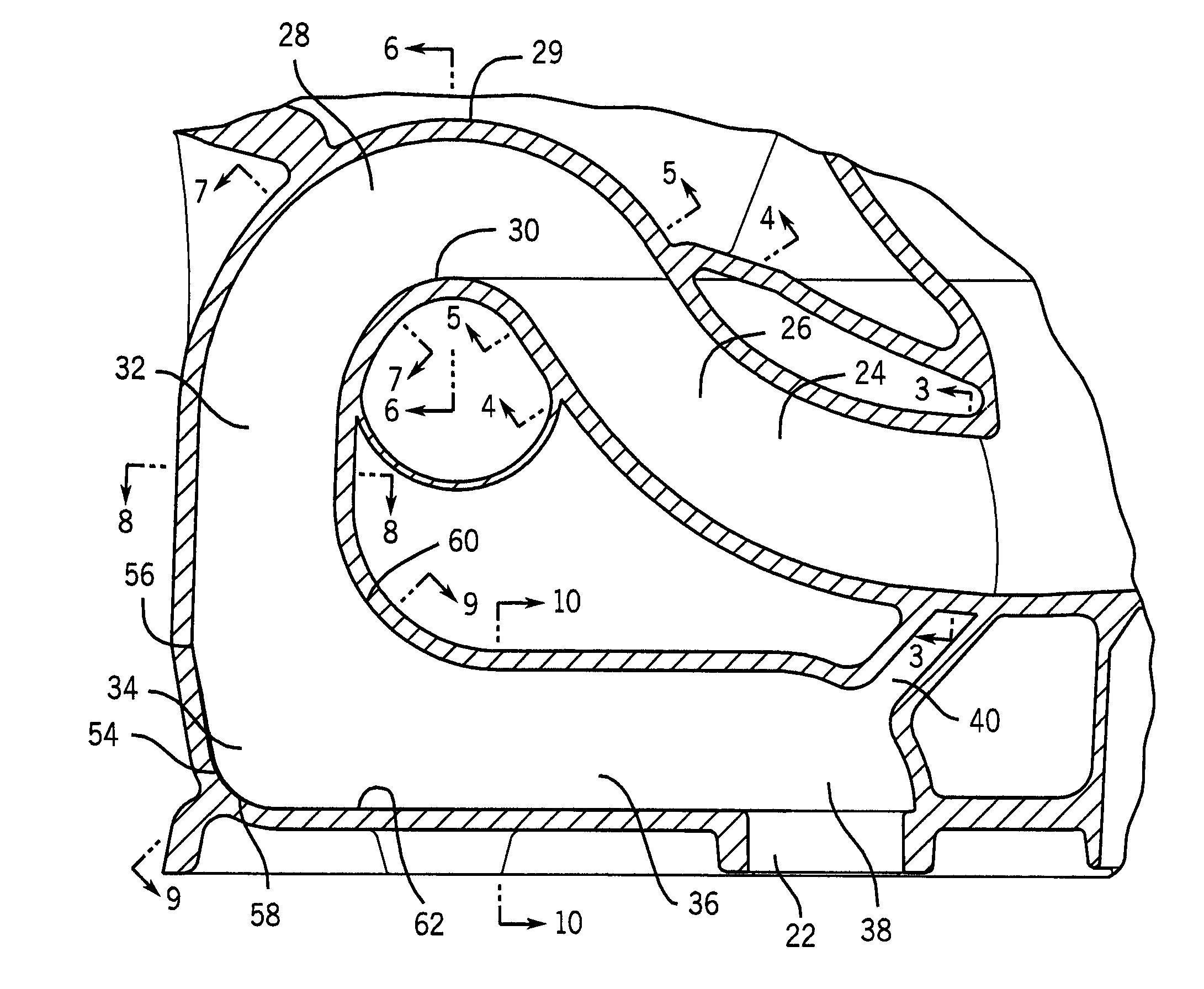 Toilets with improved trapways