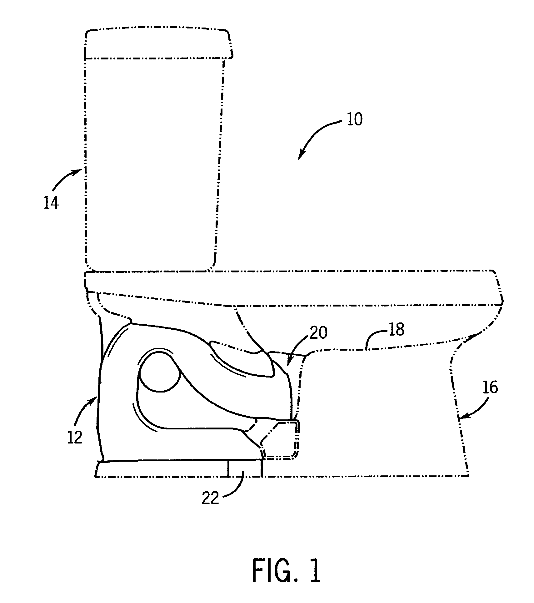 Toilets with improved trapways