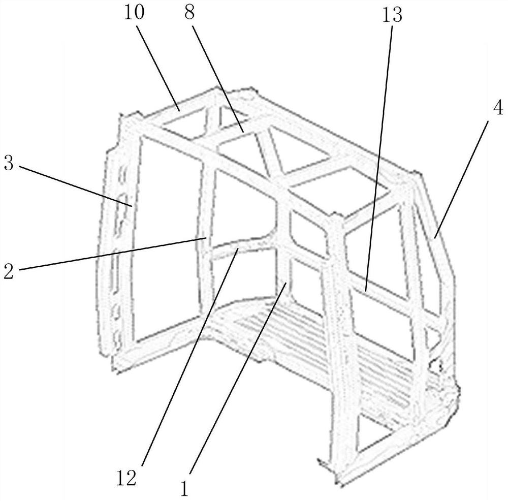 Railway vehicle and modular vehicle head framework structure thereof