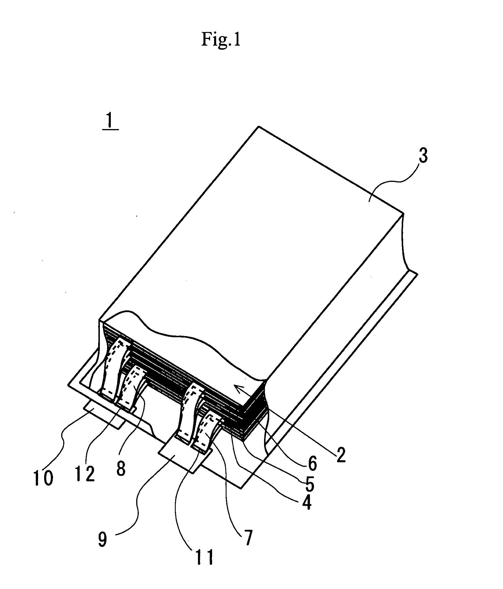 Method for production of stacked battery
