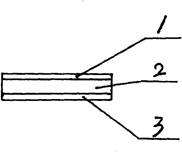 Method of producing composite film specially used for novel plastic woven bag