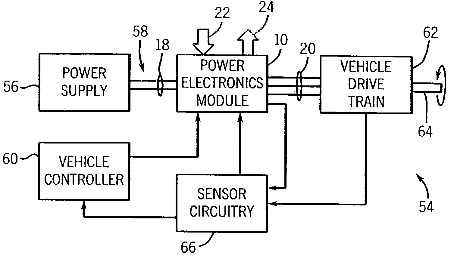 Vehicle drive module having improved terminal design