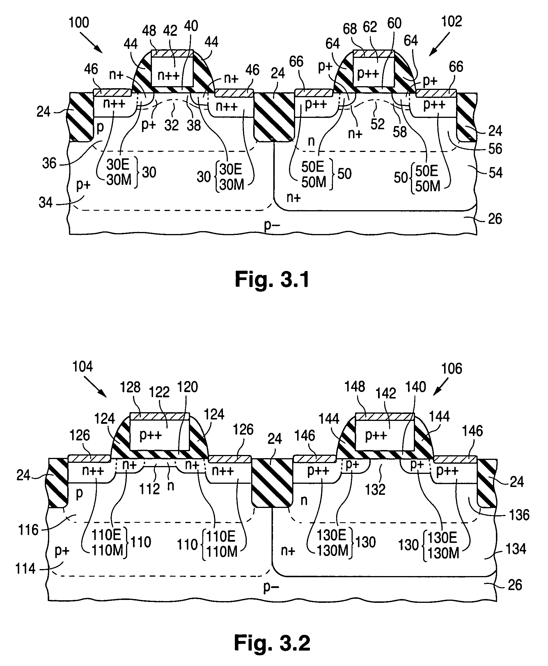 Fabrication of semiconductor structure having N-channel channel-junction field-effect transistor