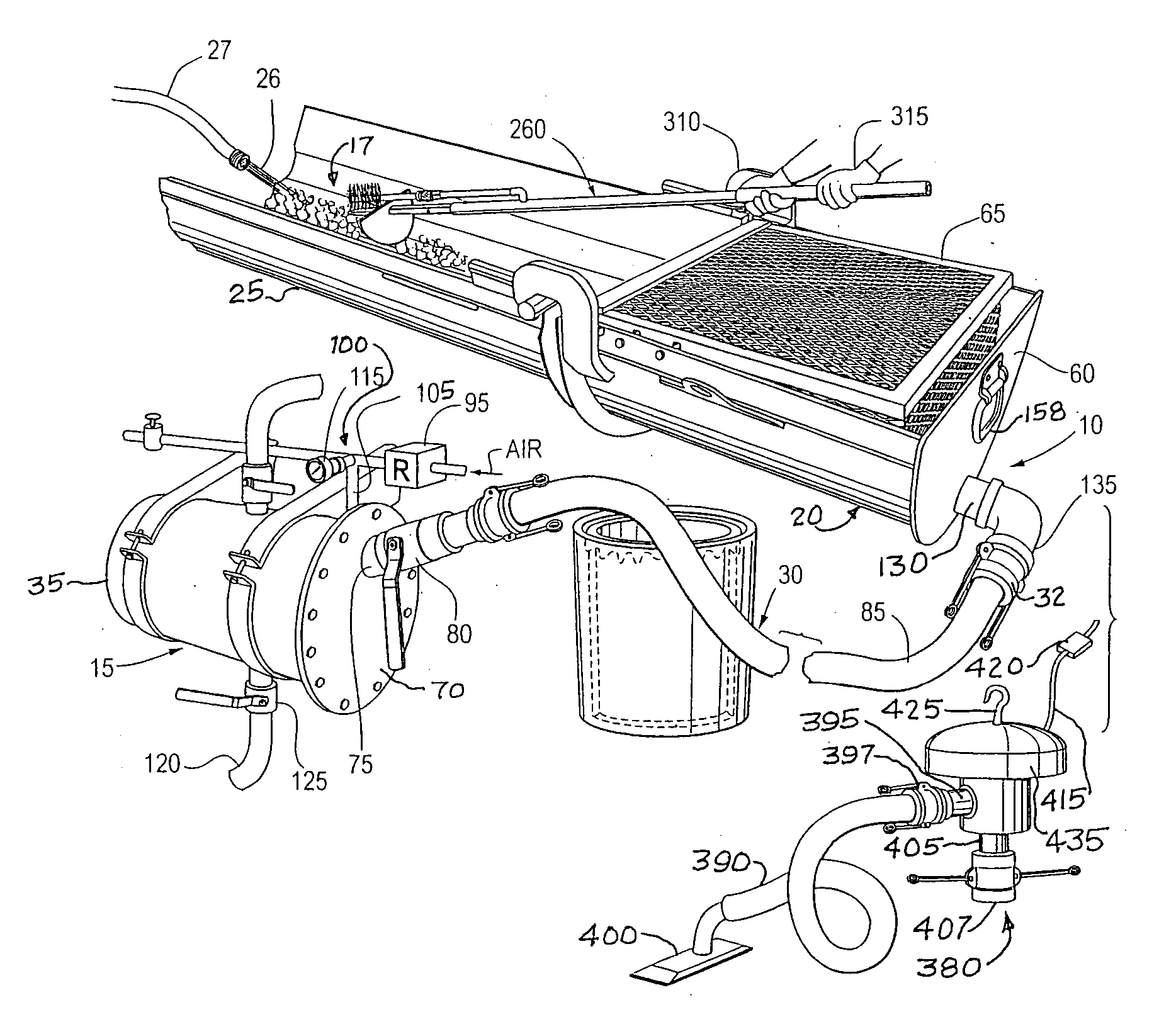 Concrete wash out and slurry capture method and system