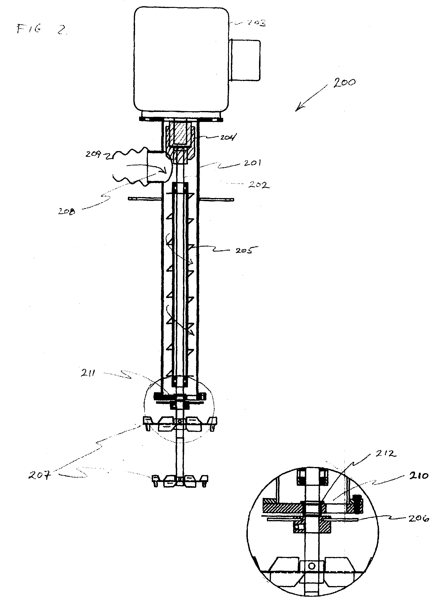 Process and apparatus for continuous mixing of slurry with removal of entrained bubbles